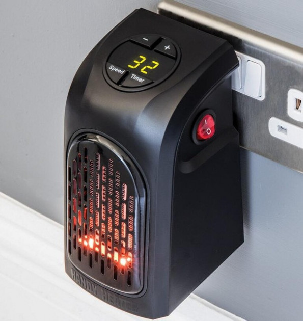 Портативний мінімонагрівач Handy Heater 400 W з Регулюванням температури та Таймером