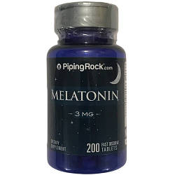 Мелатонін Piping Rock Melatonin 3mg (200 таблеток.)