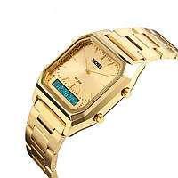 Наручные мужские часы Skmei 1220 Tango Золотые