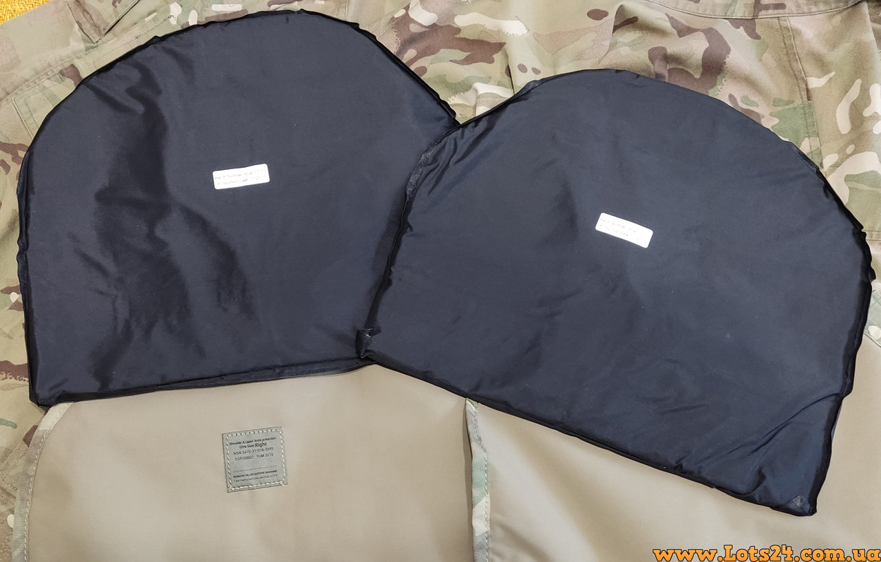 Кевларові наплічники плечі для бронежилета Virtus Scalable Tactical Vest STV вставки з кевлару захист рук м'який балістичний пакет, фото 1