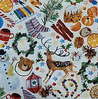 Серветка для декупажу 33х33см, НГС-29