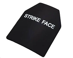 Комплект легких керамічних бронепластин Strike face + UHWMPE 4 клас NIJ III+ (2.3кг)