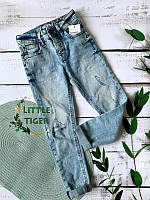 Стильні джинси skinny з потертостями від primark, р.122
