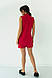 Молодіжний костюм з шортами, червоний, фото 5
