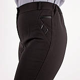 Утеплені жіночі брюки. Кольори синій і чорний. Розміри 48 - 70, фото 6