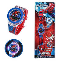 Детские наручные часы "Spiderman" с подсветкой в оригинальной упаковке