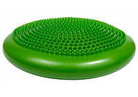 Подушка для йоги массажная, балансировочная EasyFit 33х5 см Зеленый (MS 1651)
