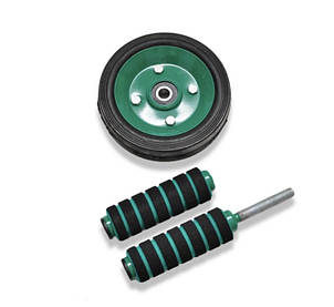 Колесо для преса (ролик гімнастичний) на підшипнику посилений, фото 2