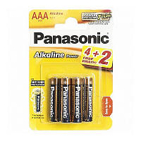 Батарейка PANASONIC LR03 AAA Alkaline Power 6шт на блістері