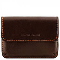 Tuscany TL141378 - Эксклюзивный кожаный футляр для визиток (Темно-коричневый)
