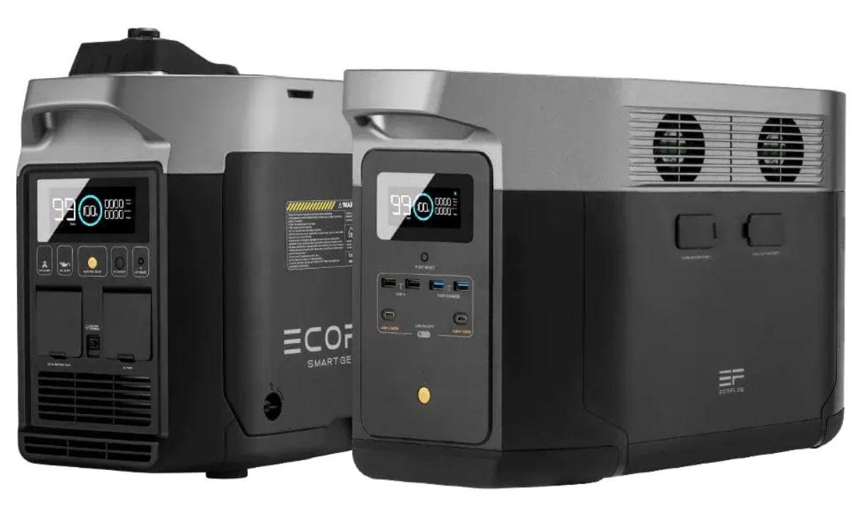 Комплект зарядна станція EcoFlow DELTA Max 2000 + генератор Smart Generator