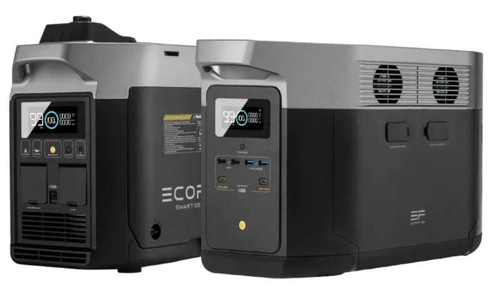 Комплект зарядна станція EcoFlow DELTA Max 2000 + генератор Smart Generator, фото 1