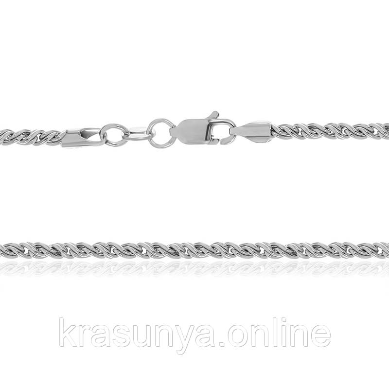 Сербряная ланцюг родированная - 833Р 4/50