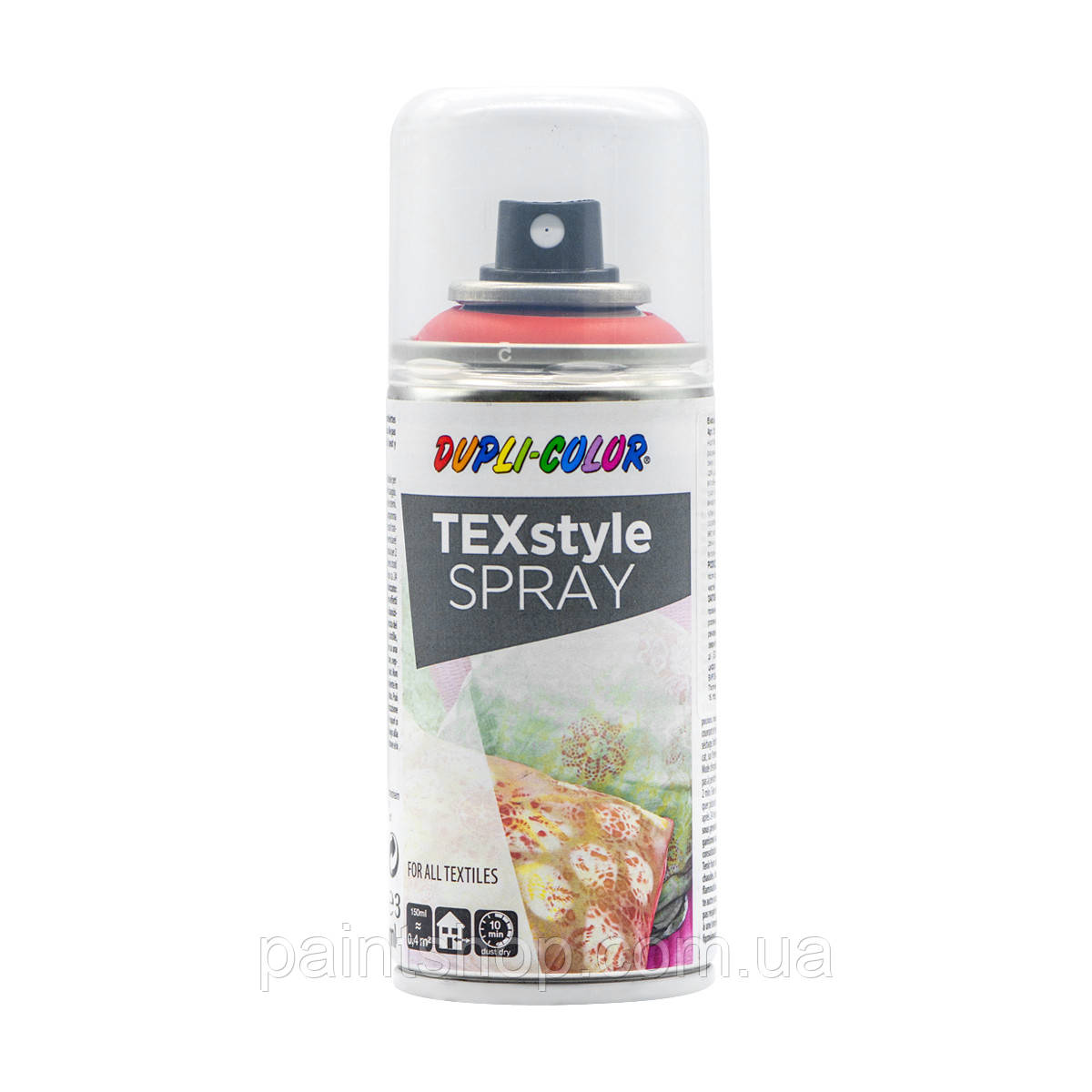 Акрилова фарба для тканини та текстилю червона Dupli Color TexStyle 150 мл
