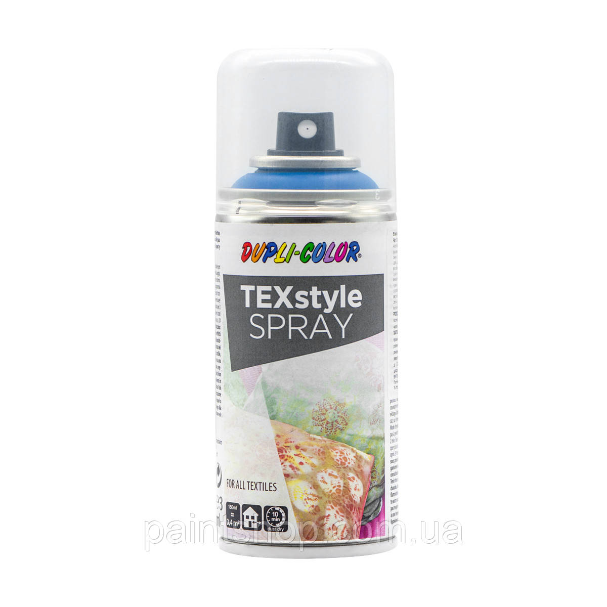 Акрилова фарба для тканини та текстилю синя Dupli Color TexStyle 150 мл