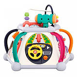 Музична розвиваюча іграшка Мультибокс 806 в комплекті лабіринт і молоточок, фото 5