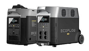 Комплект зарядна станція EcoFlow DELTA Pro + генератор Smart Generator, фото 1