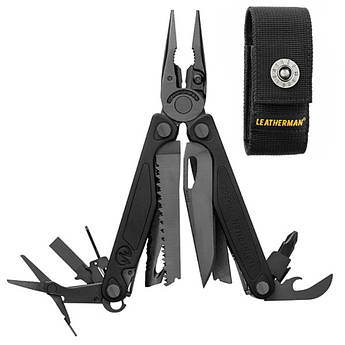 Мультитул Leatherman Charge Plus Black 832601 (19в1, 100мм, 235г, чохол, біти)