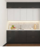 Кухня Марго 2,0 білий/графіт Світ Меблів купити в Одесі, Україні