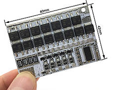 BMS захисна плата заряду Li-ion акумуляторів 5S 100A Балансировочная версія 5S 100A