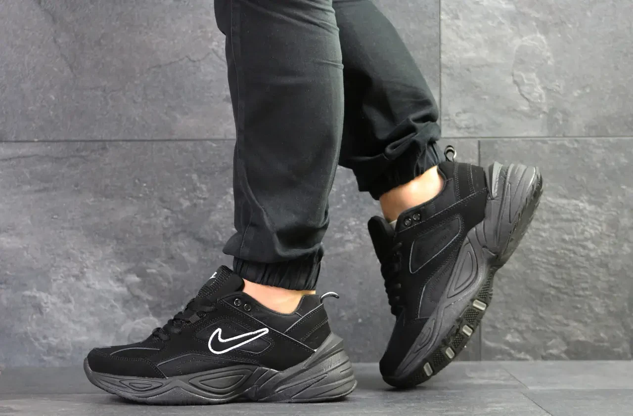Чоловічі демісезонні кросівки Nike M2K Tekno, чорні (Рімер 42, 44, 45)
