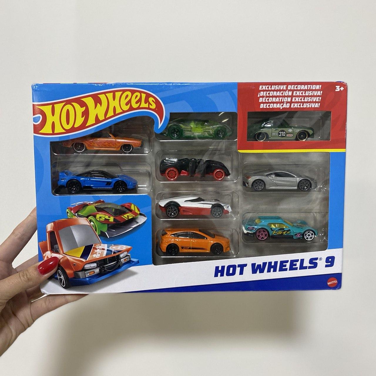 Набір машинок 1:64 Хот Вілс Hot Wheels 9 шт Mattel X6999