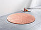 Килимок для ванної кімнати Ø 90 см Livarno Home, мікрофібра, коврик у ванну кімнату, фото 4