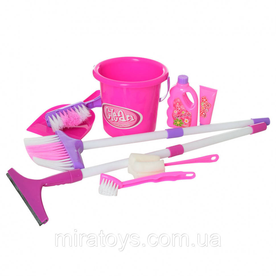 Дитячий ігровий набір для прибирання 667-16 з відром, фото 1