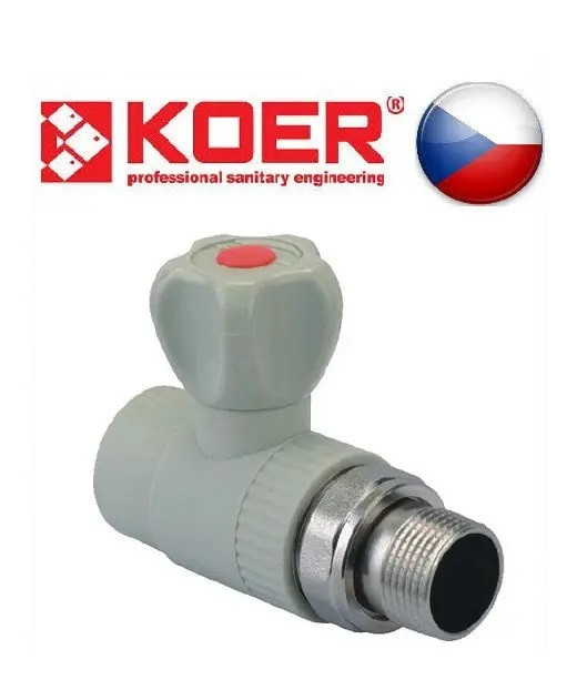 Кран Радіаторний Прямий 25х3/4 Koer