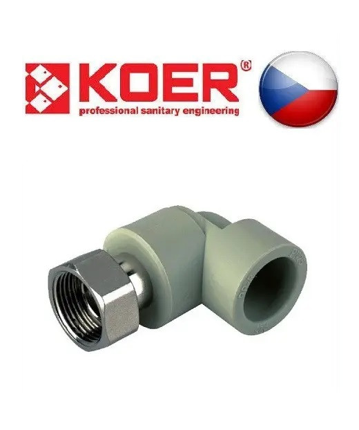 Кут Накидна Гайка 20x1/2 ПП KOER