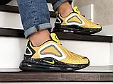 Чоловічі кросівки Nike Air Max 720 жовті демісезонні у стилі Найк Аїр Макс 720 (Розмер 43, 44), фото 3