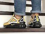 Чоловічі кросівки Nike Air Max 720 жовті демісезонні у стилі Найк Аїр Макс 720 (Розмер 43, 44), фото 4