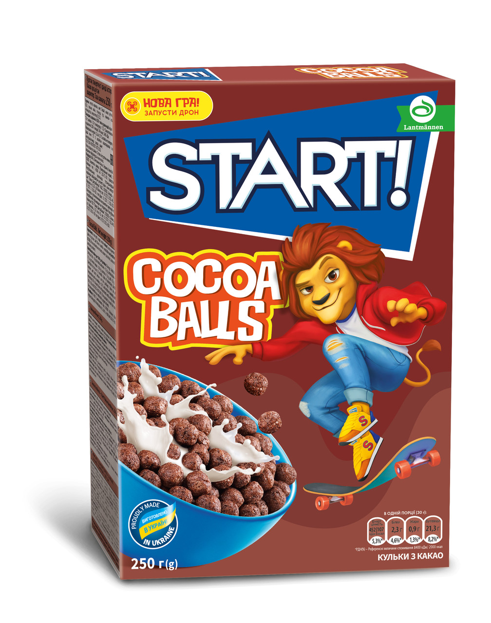Кульки з какао 250г START!