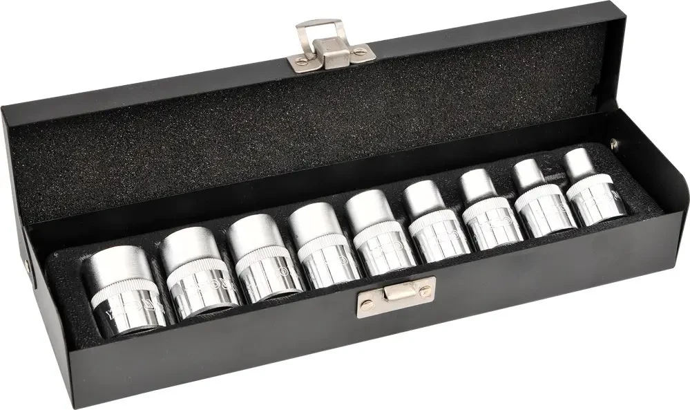 Набір головок торцевих YATO TORX Е10-Е24 9 ПРЕДМЕТІВ YT-0521, фото 1