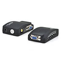 Адаптер Voltronic VGA - VGA+S-Video+RCA, (F/F), Black (YT-C-S-Video(IN)/VGA(OUT)/05931)