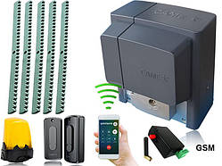 CAME BX-400 Автоматика для воріт BX704AGS комплект з лампою, фотоелементами, 5м рейки і gsm-модулем