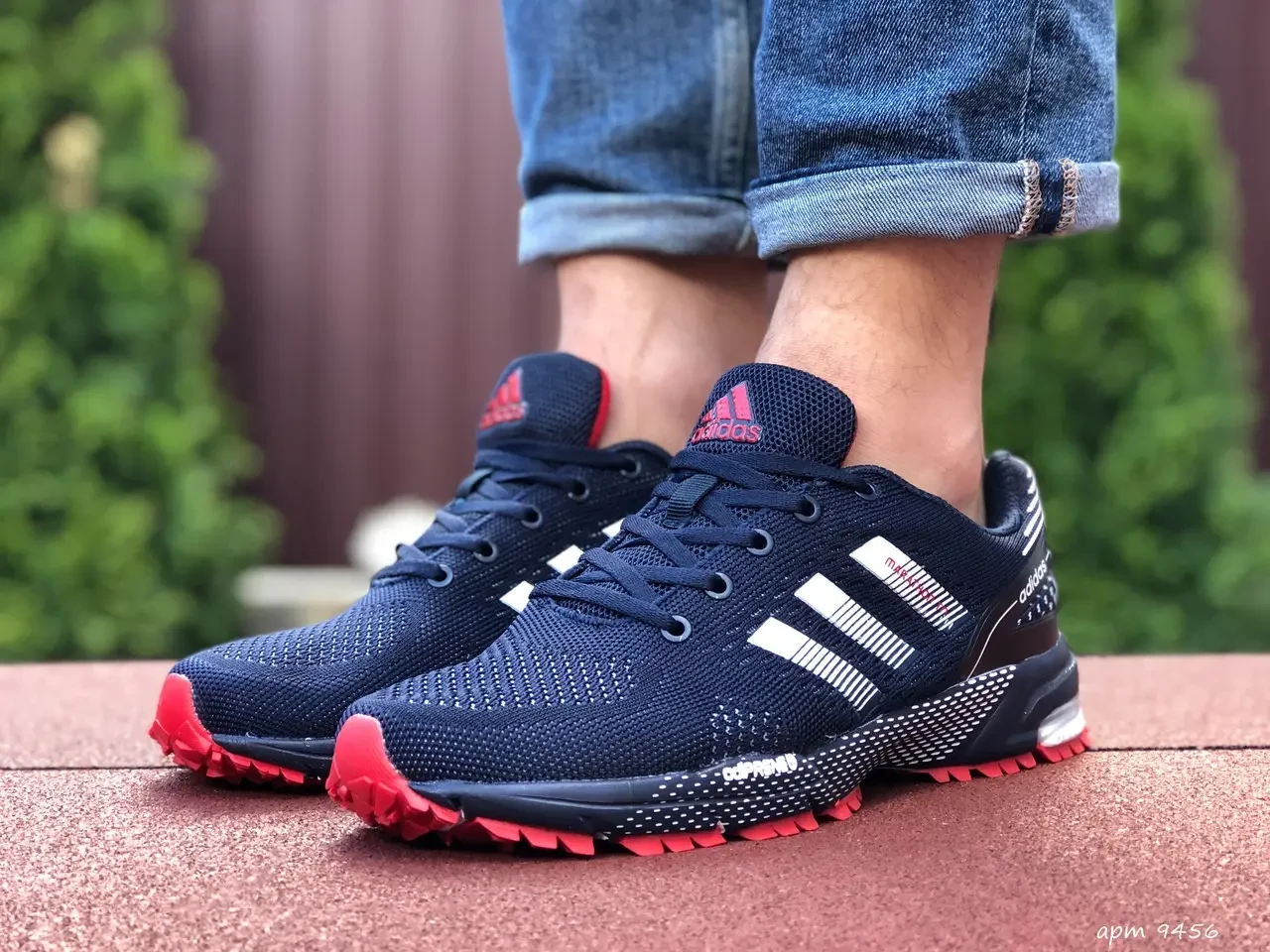 Крихітки чоловічих Adidas Marathon, темно сині (Только 44 розмір)