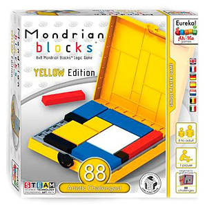 Ah!Ha Mondrian Blocks yellow | Головоломка Блоки Мондріана (жовтий) 473554 (RL-KBK), фото 2