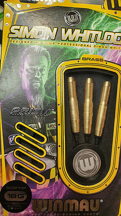 Дротики для гри в електронний дартс Simon Whitlock Winmau Англия 18 грамм, фото 3