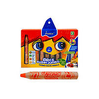 Набір акварельних олівців круглі Jumbo з точилкою Chubby color 8 цветов Marco  (1800-8CB), фото 2