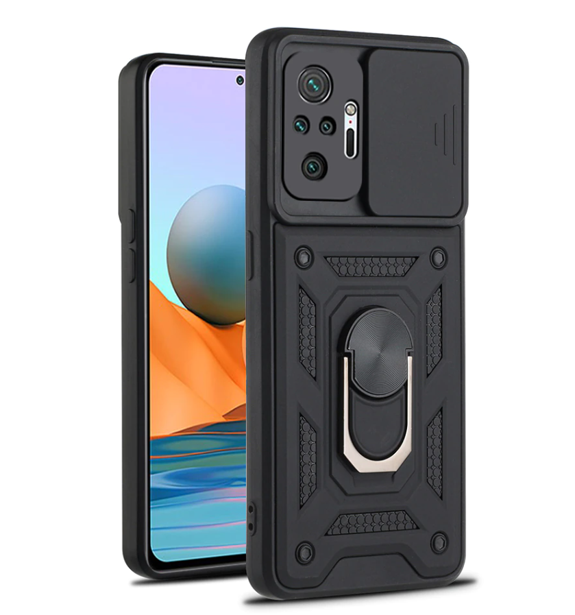 Ударостійкий чохол Camshield Serge Ring for Magnet для Xiaomi Redmi Note 10 Pro 4G