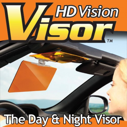 УЦЕНКА! Солнцезащитный козырек "Hd Vision Visor" Желто-серый, антибликовый козырек светозащитный (NS) - фото 7 - id-p1675392026