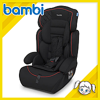 Детское автокресло Bambi 2в1 (M 3546) 2в1 с бустером от 9 до 36 кг Черный