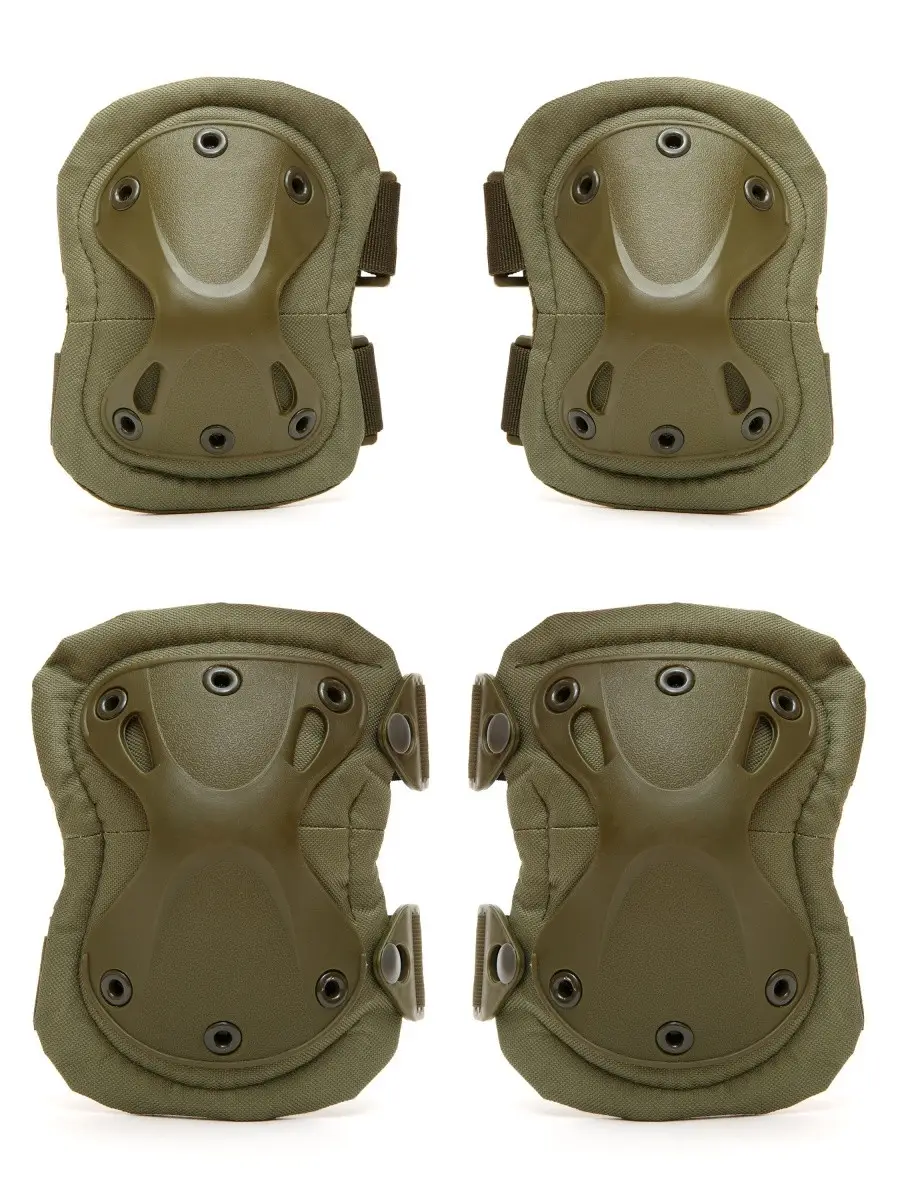 Наколінники та налокітники тактичні (захисні) Eagle KN-04 Олива