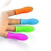 Насадка на палець без вібрації Playful finger 1 шт силіконова масажер стимулюючий різні кольори, фото 3