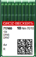 ГОЛКА УНІВЕРСАЛЬНА ДЛЯ ШВЕЙНИХ МАШИН ЧОВНИЧНОГО СТІБКА, ДЛЯ СЕРЕДНИХ І Важких тканин GROZ BECKERT DP*5 № 70