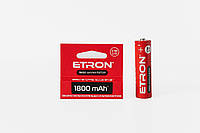 Аккумулятор, аккумуляторные батарейки ETRON Ultimate 18650 1800 mAh