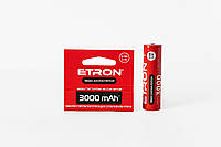 Акумулятор, аккумуляторные батарейки ETRON Ultimate 18650 3000 mAh