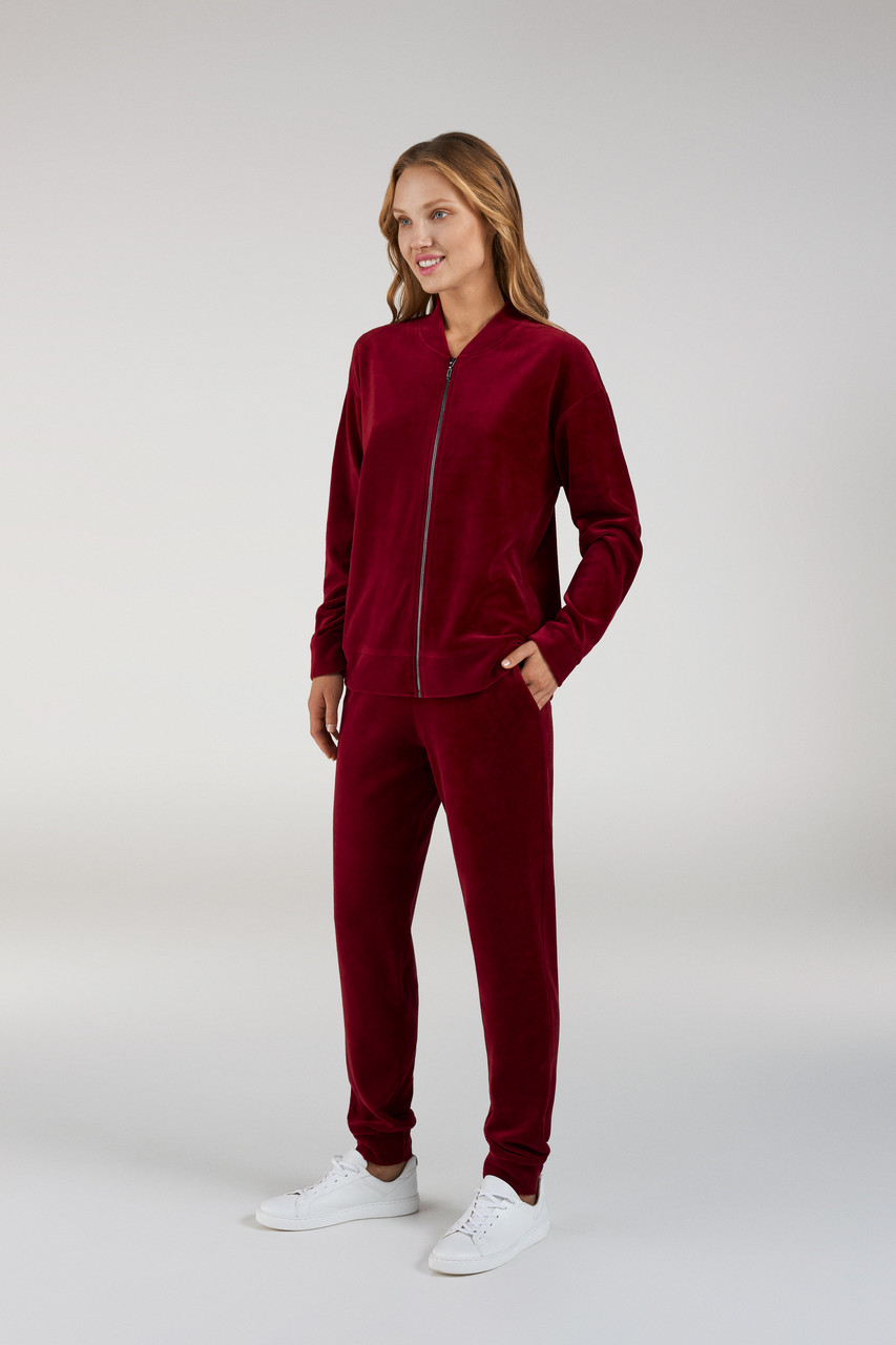 Костюм велюровий жіночий на молнії ELLEN SANDRA, фото 1