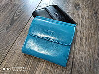 Маленький женский кошелек с удобной монетницей MD collection Голубой